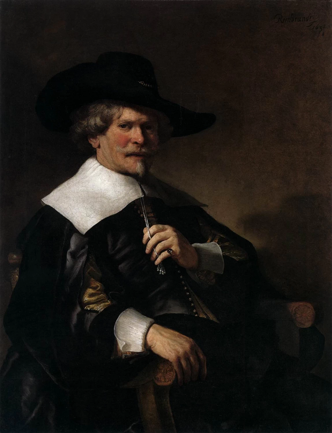 Ritratto di un uomo seduto su una poltrona - Metropolitan Museum of Art, New York